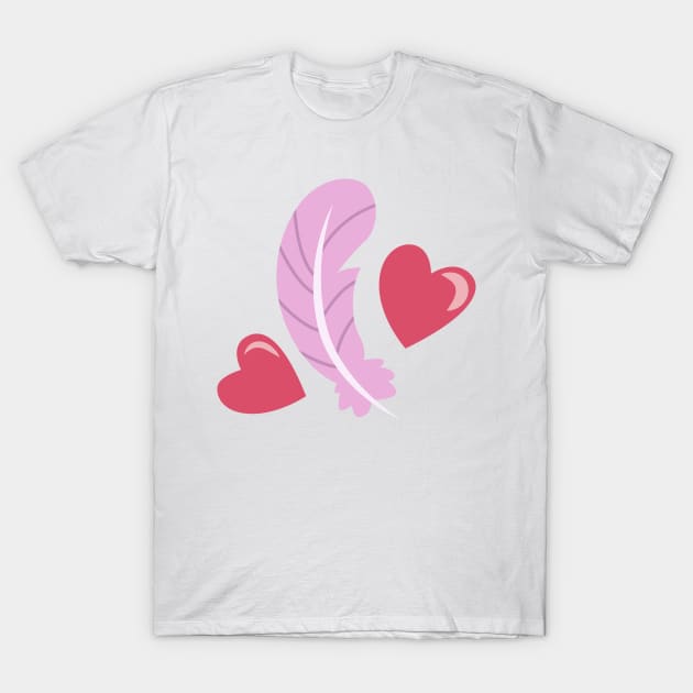 Feather Bangs' cutie mark T-Shirt by CloudyGlow